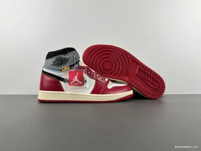 Bmlin shoes OG LA Jordan Air 1 Union x High HV8563-600 0705
